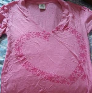VS pink v neck shirt