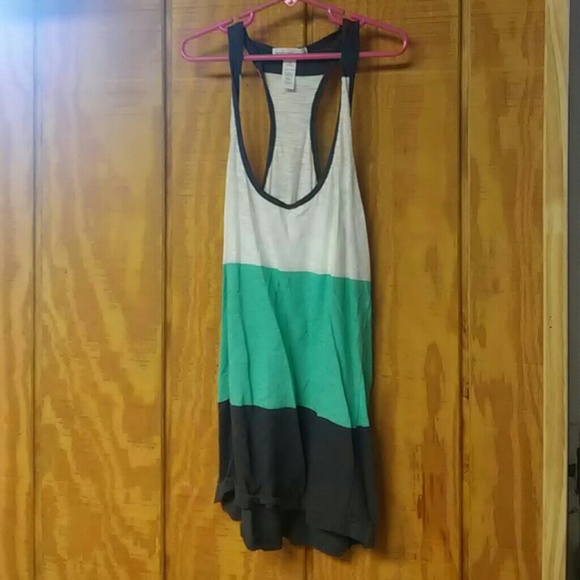 Racerback Striped Tank - Picture 1 of 2