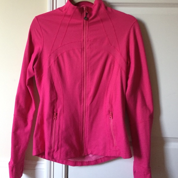Hot pink workout jacket