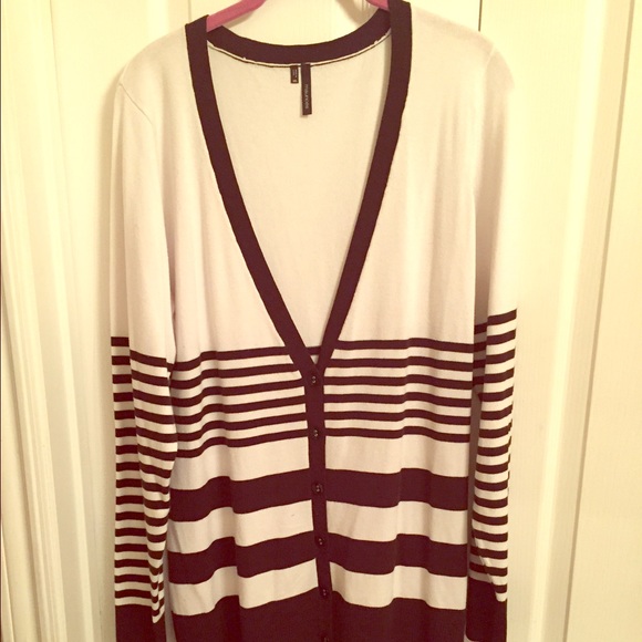 Black and white cardigan