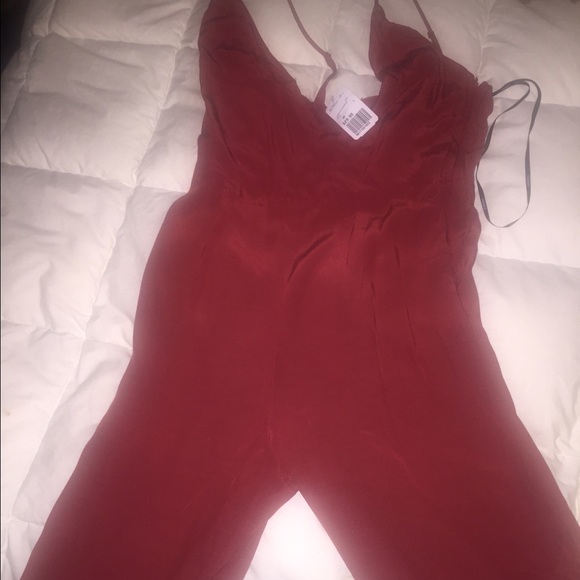 Rust color  jumpsuit - Picture 2 of 3