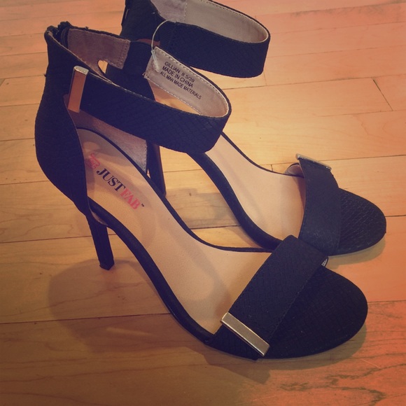 Just Fab Strap Ankle Heels
