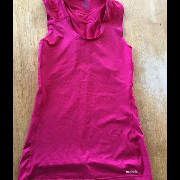 Hot pink workout top
