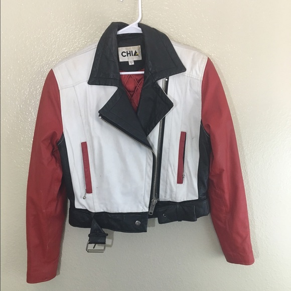 Vintage Bowie Inspired Leather Jacket
