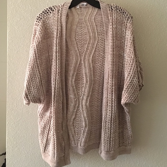 Cream knit cardigan