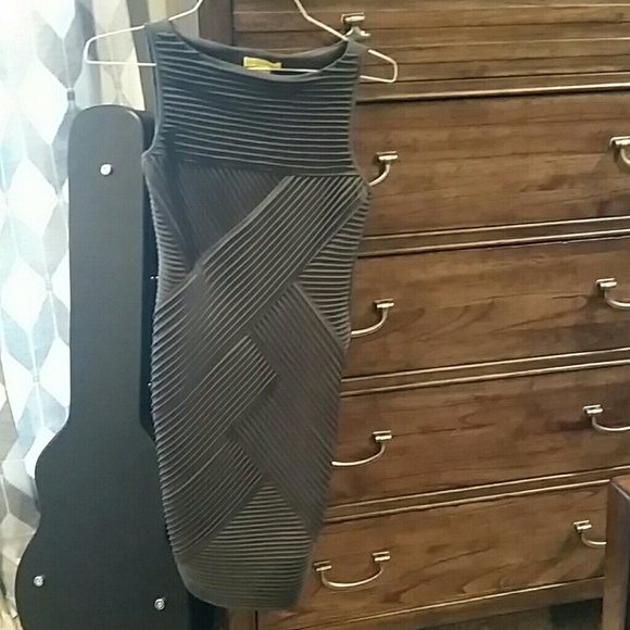 Grey cocktail dress