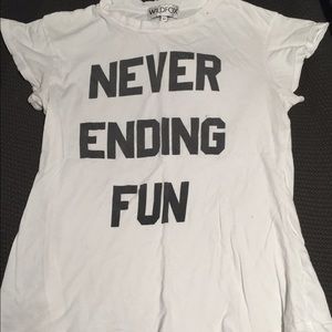 Wildfox never ending fun T-shirt