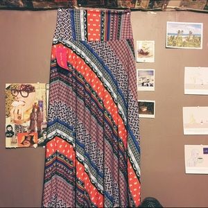 Bohemian Maxi Skirt