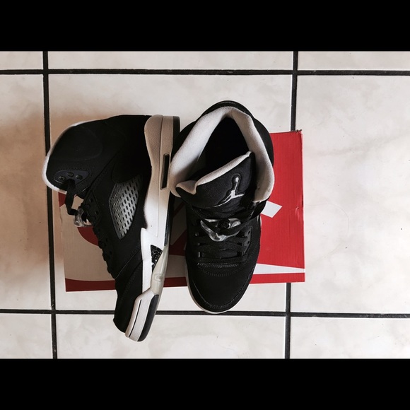 Air Jordans 5 Oreo Black Cool Grey White