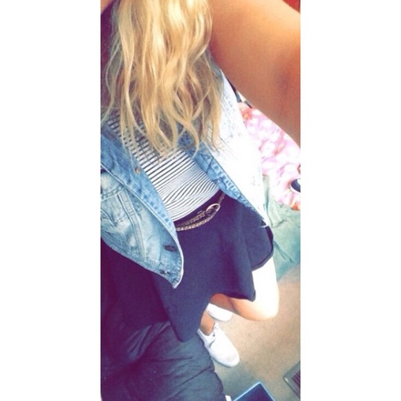 🚫SOLD🚫 on Merc American Eagle Striped Crop Tank - Picture 3 of 4