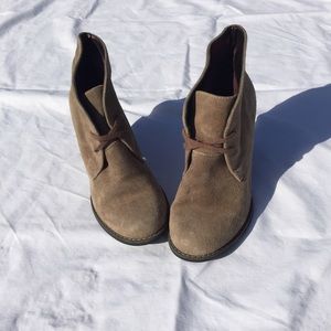 High heeled desert boot