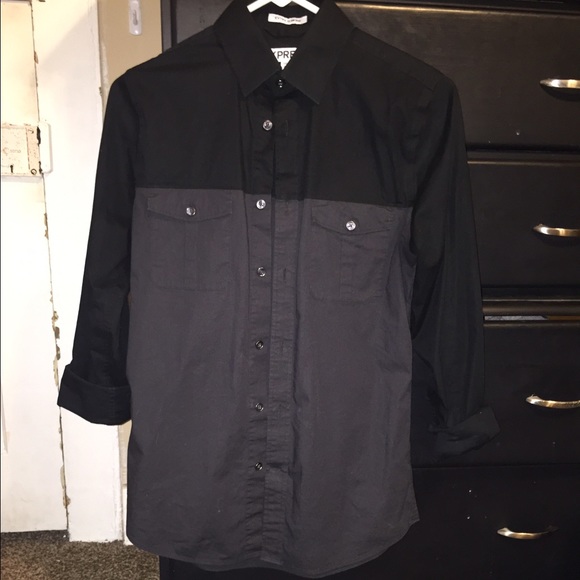Men's EXPRESS extra small button up dress shirt