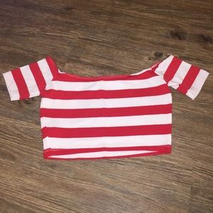 American Apparal off shoulder top size medium