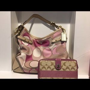 2 Coach bags and 1wallet authentic