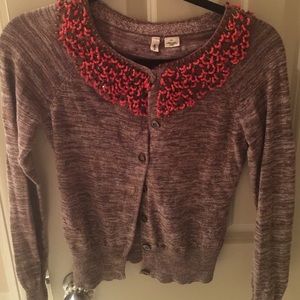 Beaded cardigan