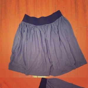 Blue skirt