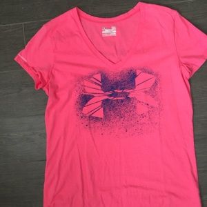 Pink Under Armour Tee
