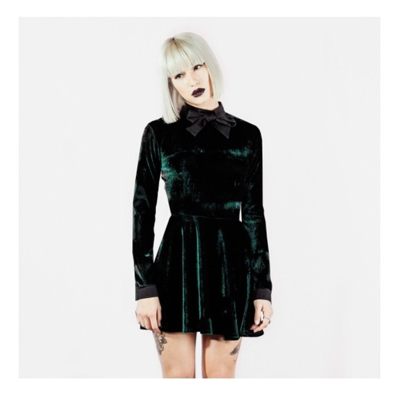 Valfre Velvet Swan Dress