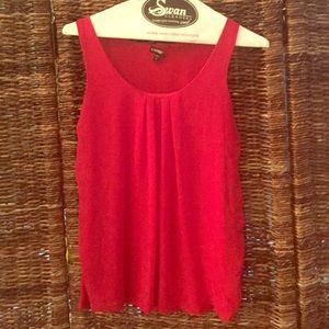 Express red tank top! Great for business wear!