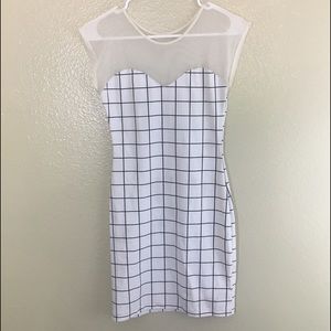 American Apparel Body-con Grid Dress