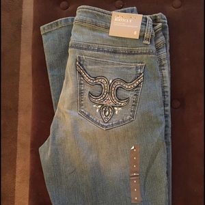 NY&Co Embellished Boot Cut Jeans