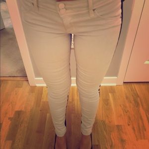 Hudson Black and White Jeans