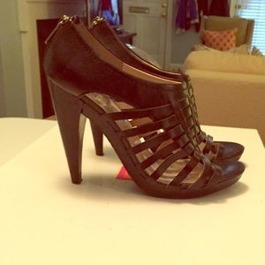 Michael kors caged booties