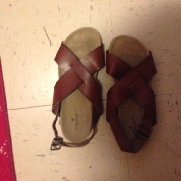 Brown sandals