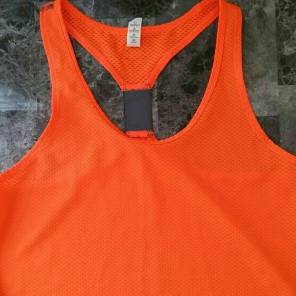 Under Armour workout tank neon orange Small - Picture 3 of 3