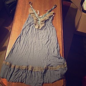 Light blue vintage style dress