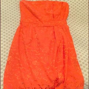 Tibi strapless cocktail dress