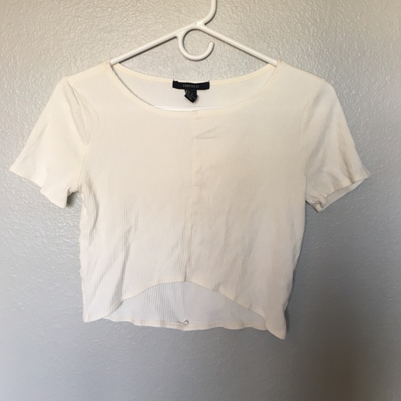 cute white crop top