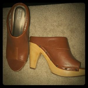 Tan Clog Heels