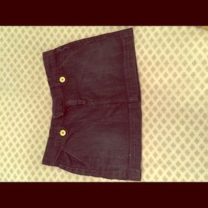 Anlo denim mini skirt
