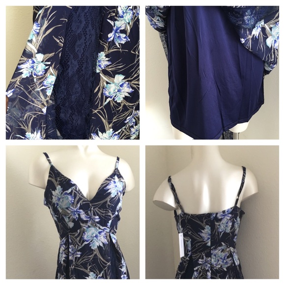 🎉🎉HP 5/21🎉🎉New - NAVY INDIGO DRESS - Picture 3 of 4