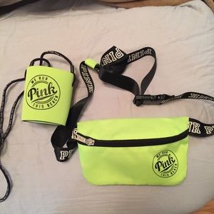 VS koozie and fanny pack