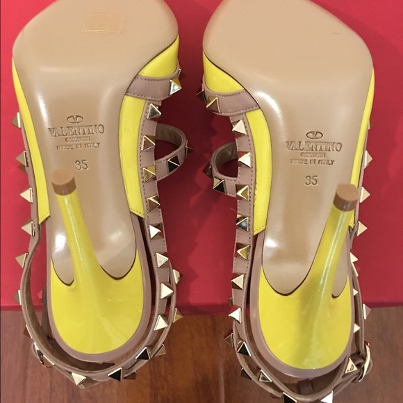 Valentino Rockstud Patent Slingbacks T.100 - Picture 3 of 4