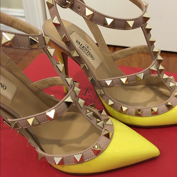 Valentino Rockstud Patent Slingbacks T.100 - Picture 4 of 4