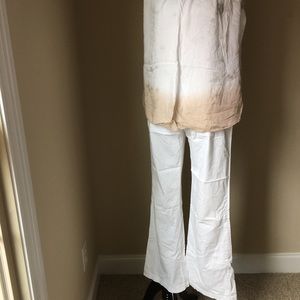Maternity white and summer pants