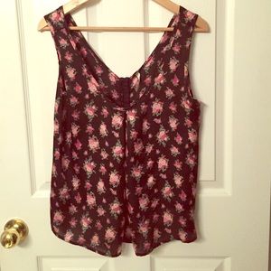 Floral tank top