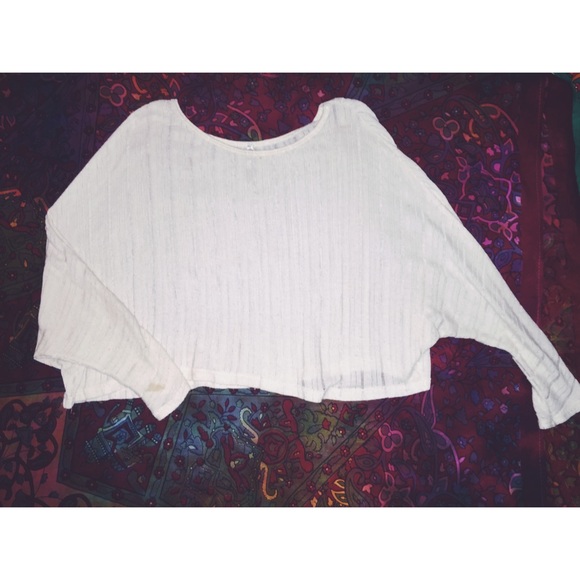 Long sleeve crop top