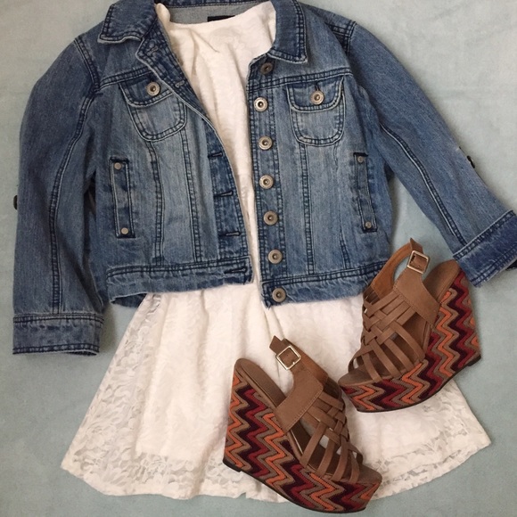 Chevron Colored Wedge Heels