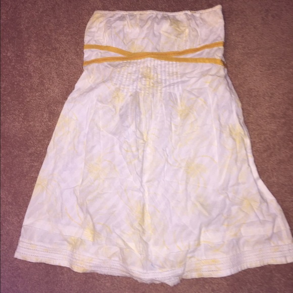Free people strapless summer dress.