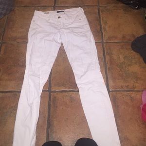 Bebe white stretchy pants