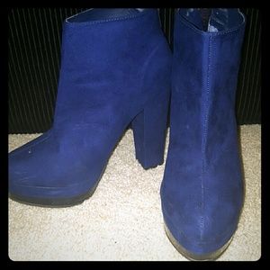 Royal Blue Booties
