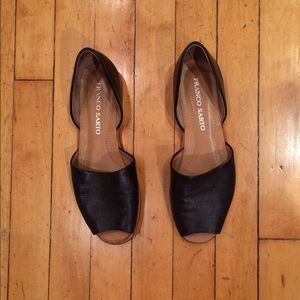 Franco Sarto Venezia Leather Open-toe flats