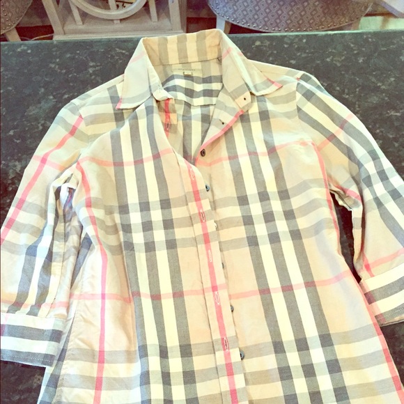 Like-new Burberry button down