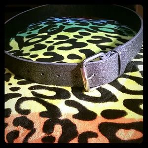 *Silver Sparkle Glitter Belt!