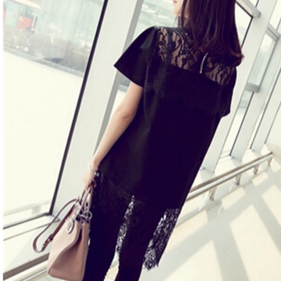 Pretty Lace Beeding Top - Picture 3 of 4