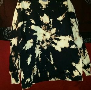 Hand made tyedye long sleeved tshirt
